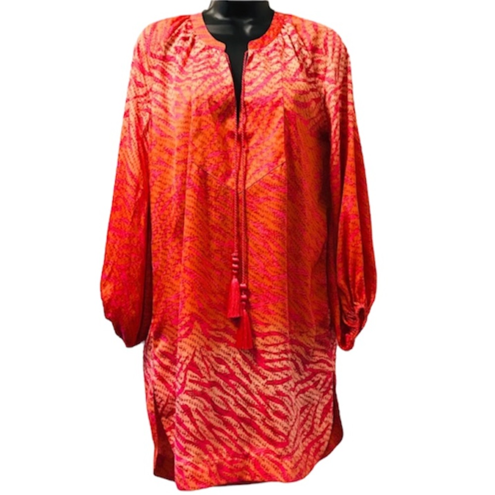 Tiger Stripe Tunic Top Oversize Fit Size 4